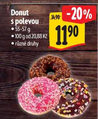 Donut s polevou 55-57 g