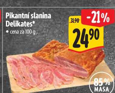 Pikantní slanina Delikates 100 g
