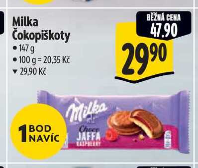 Milka Čokopiškoty 147 g
