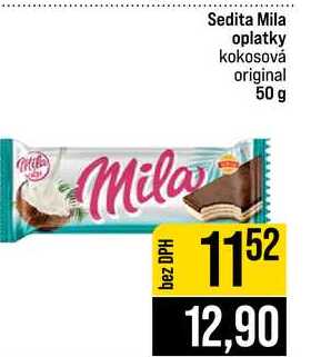 Sedita Mila oplatky kokosová original 50 g