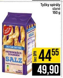 Tyčky spirály slané 150 g