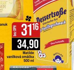 Matilde vanilková omáčka 500 ml 