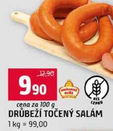 DRŮBEŽÍ TOČENÝ SALÁM 100g