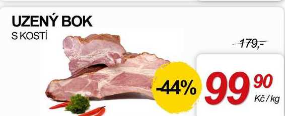 UZENÝ BOK S KOSTÍ, 1 kg