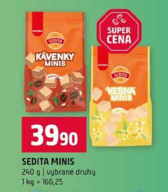 SEDITA MINIS 240 g vybrané druhy
