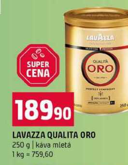 LAVAZZA QUALITA ORO 250 g káva mletá