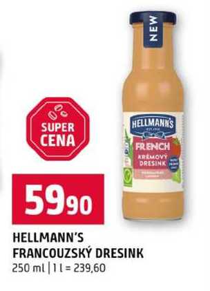 HELLMANN'S FRANCOUZSKÝ DRESINK 250 ml