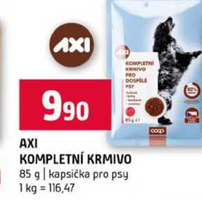 AXI KOMPLETNI KRMIVO 85 g kapsička pro psy