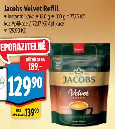 Jacobs Velvet Refill, 180 g