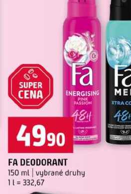 FA DEODORANT 150 ml vybrané druhy