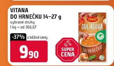 VITANA DO HRNEČKU 14-27 g vybrané druhy