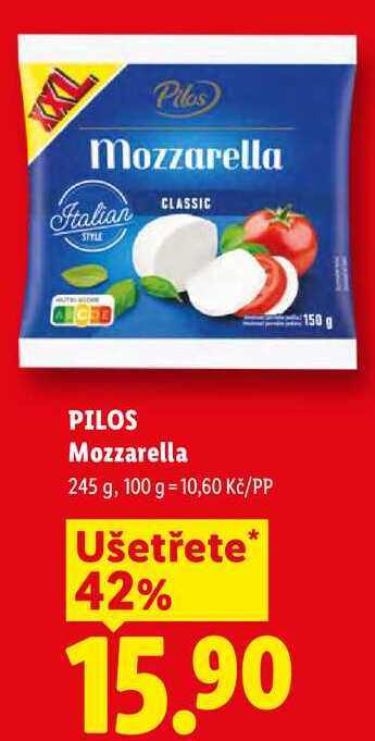 PILOS Mozzarella, 245 g