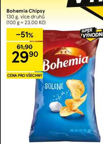 Bohemia Chipsy, 130 g, více druhů