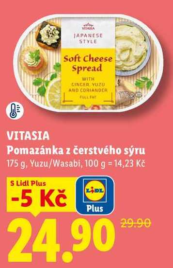 VITASIA Pomazánka z čerstvého sýru, 175 g