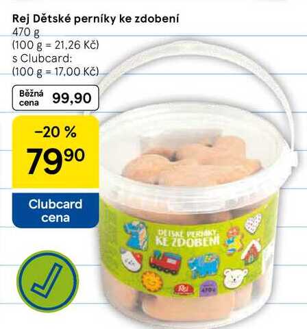 Rej Dětské perníky ke zdobení, 470 g