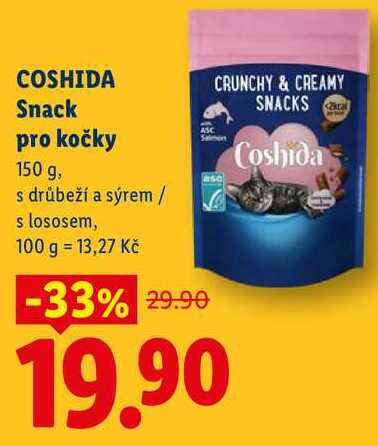 COSHIDA Snack pro kočky, 150 g