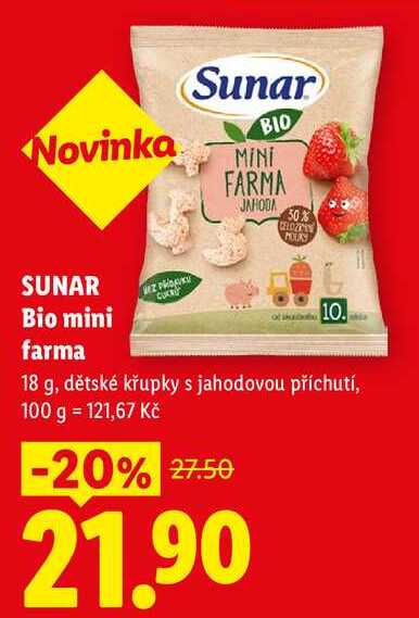 SUNAR Bio mini farma, 18 g