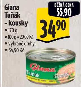 Giana Tuňák - kousky, 170 g