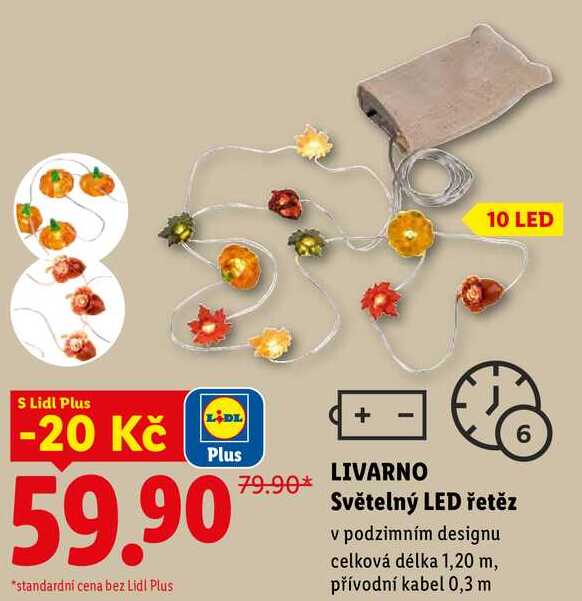 LIVARNO Světelný LED řetěz
