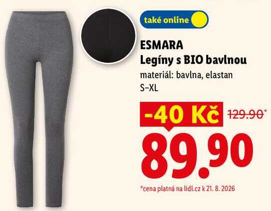 ESMARA Legíny s BIO bavlnou