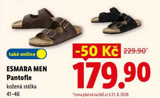 ESMARA MEN Pantofle