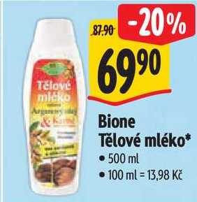 Bione Tělové mléko, 500 ml