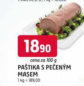 PAŠTIKA S PEČENÝM MASEM 100 g
