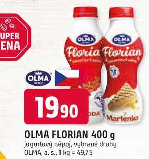 OLMA FLORIAN 400 g jogurtový nápoj