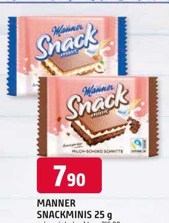 MANNER SNACKMINIS 25 g