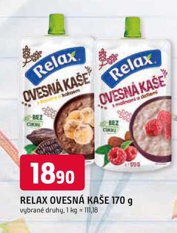 RELAX OVESNÁ KAŠE 170 g