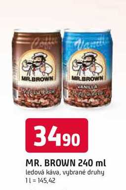 Mr. Brown Ledová káva 240ml