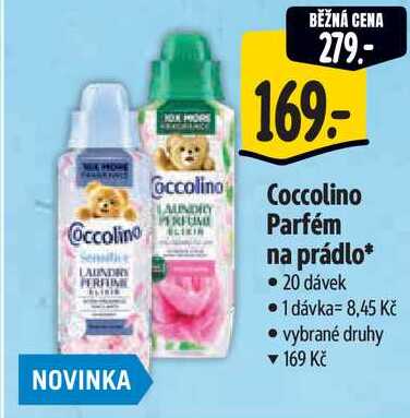 Coccolino Parfém na prádlo, 20 dávek