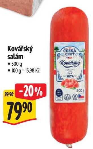Kovářský salám, 500 g 