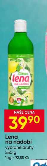 Lena na nádobí vybrané druhy 550 g