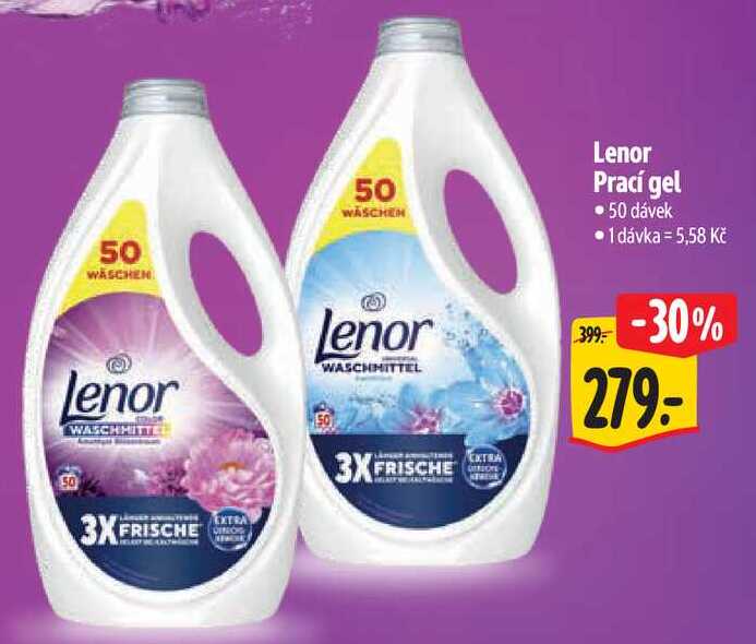 Lenor Prací gel, 50 dávek