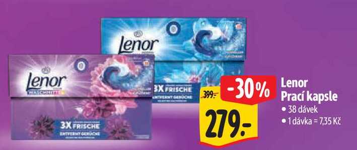 Lenor Prací kapsle, 38 dávek