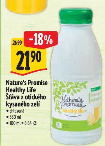 Nature's Promise Healthy Life Šťáva z otického kysaného zelí, 330 ml