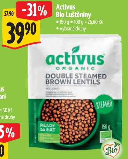 Activus Bio Luštěniny, 150 g