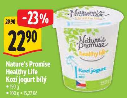 Nature's Promise Healthy Life Kozí jogurt bílý, 150 g
