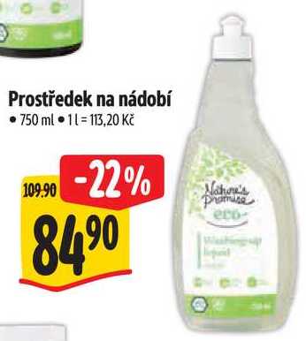 Prostředek na nádobí, 750 ml
