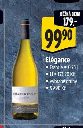 Elégance 0,75 l