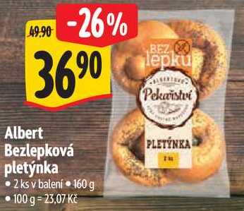 Albert Bezlepková pletýnka, 160 g