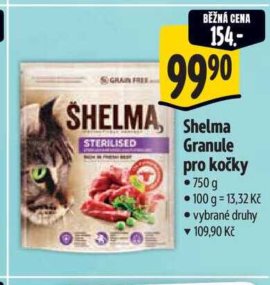 Shelma Granule pro kočky 750 g