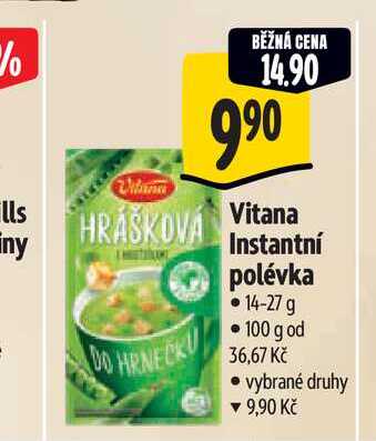 Vitana Instantní polévka 14-27 g
