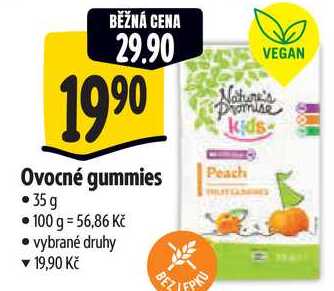Ovocné gummies, 35 g
