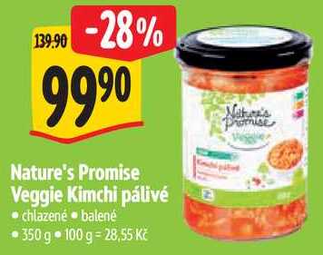 Nature's Promise Veggie Kimchi pálivé, 350 g  