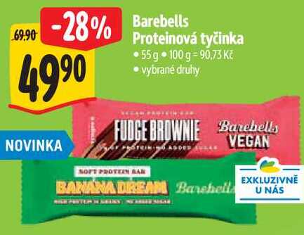 Barebells Proteinová tyčinka, 55 g