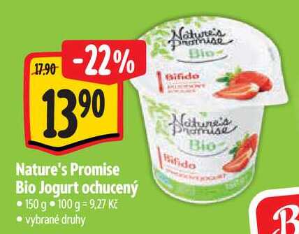 Nature's Promise Bio Jogurt ochucený, 150 g