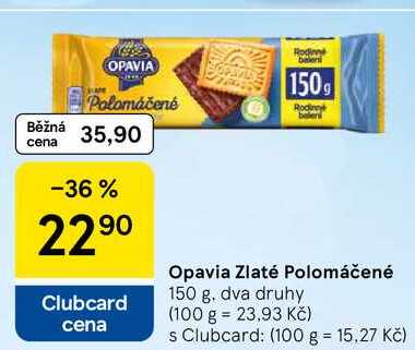 Opavia Zlaté Polomáčené, 150 g
