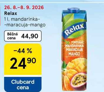 Relax mandarinka-maracuja-mango, 1 l